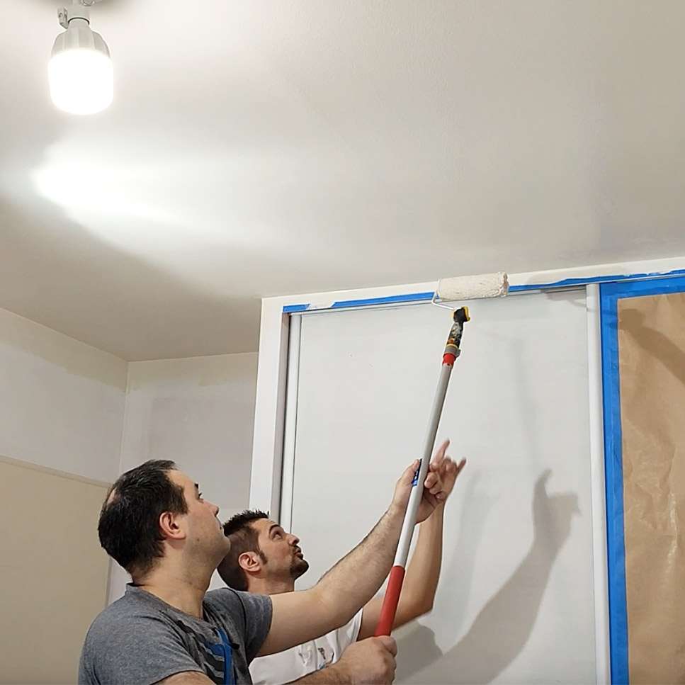 Atelier en visiocondérence pour apprendre à peindre un plafond